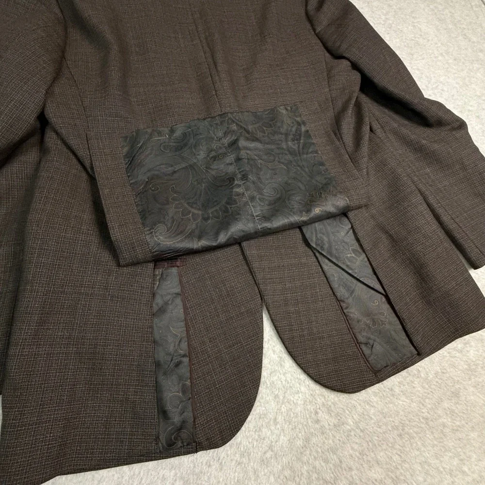 Jos. A. Bank 1905 Tailored Fit Brown 100% Wool Blazer Sport Coat Mens‎ 43 Long